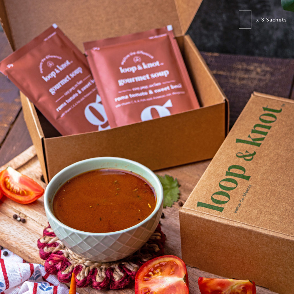 
                  
                    Gourmet Soup | Roma Tomato & Sweet Basil
                  
                